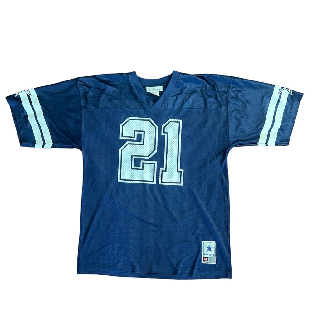 Dallas Cowboys Ezekiel Elliot Navy Blue Jersey  #21 in Men's  Large